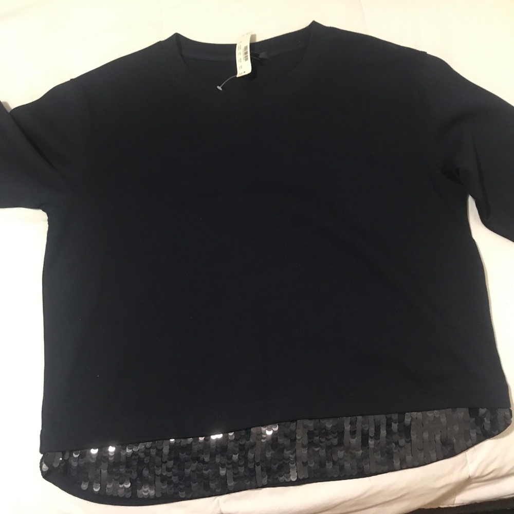 J Crew Sequined sweatshirt